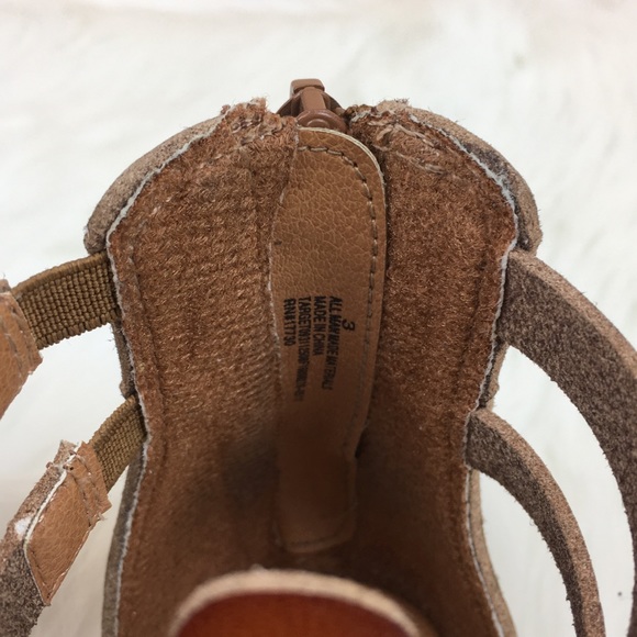 Cat & Jack Leather Sandals Size 3 - Picture 5 of 8